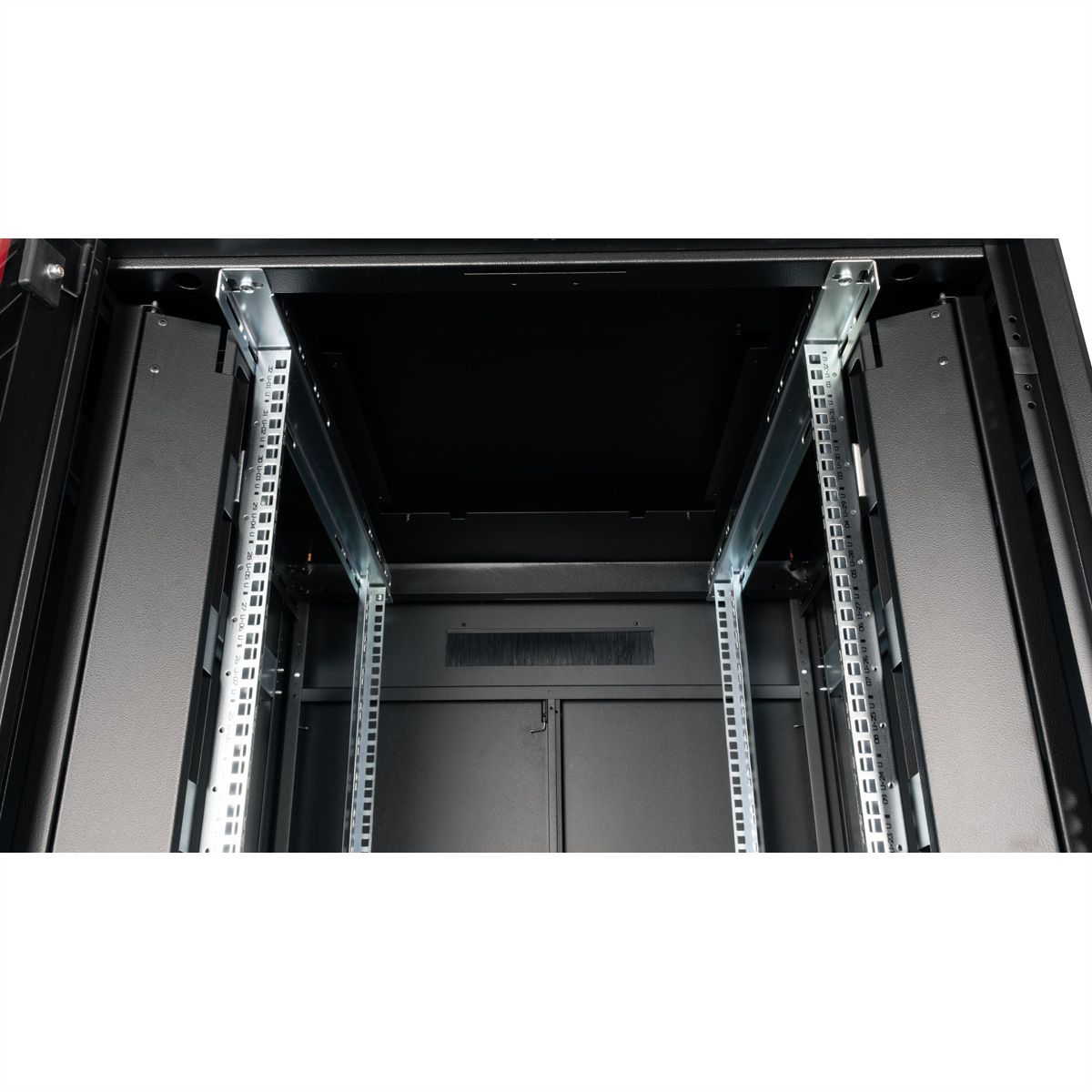 ROLINE 19" Baie réseau Pro 32U, 800x800 LxP Porte verre noir