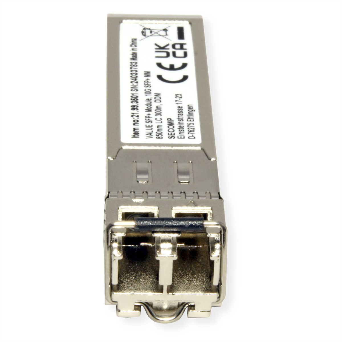 VALUE Module SFP+ (MiniGBIC) SR/LC, 10GbE, Multimode, 850nm, max. 300m