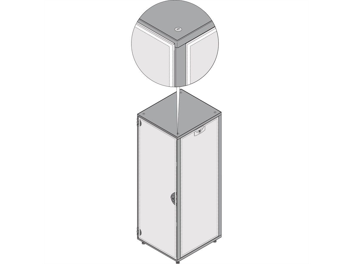 SCHROFF Novastar Kit de joints, IP 40, 6 U à 20 U