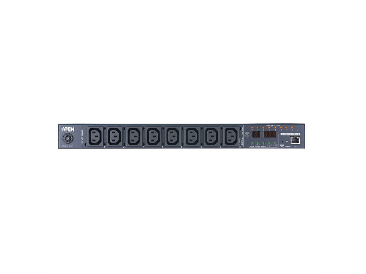 ATEN PE8108G Multiprise IP, 8 ports, 1UH, 8xC13, 10A