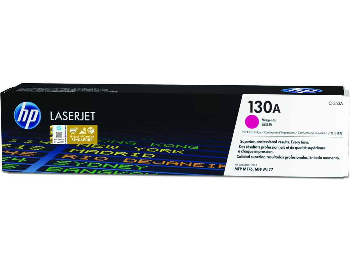 HP Cartouche de toner magenta d'origine LaserJet 130A