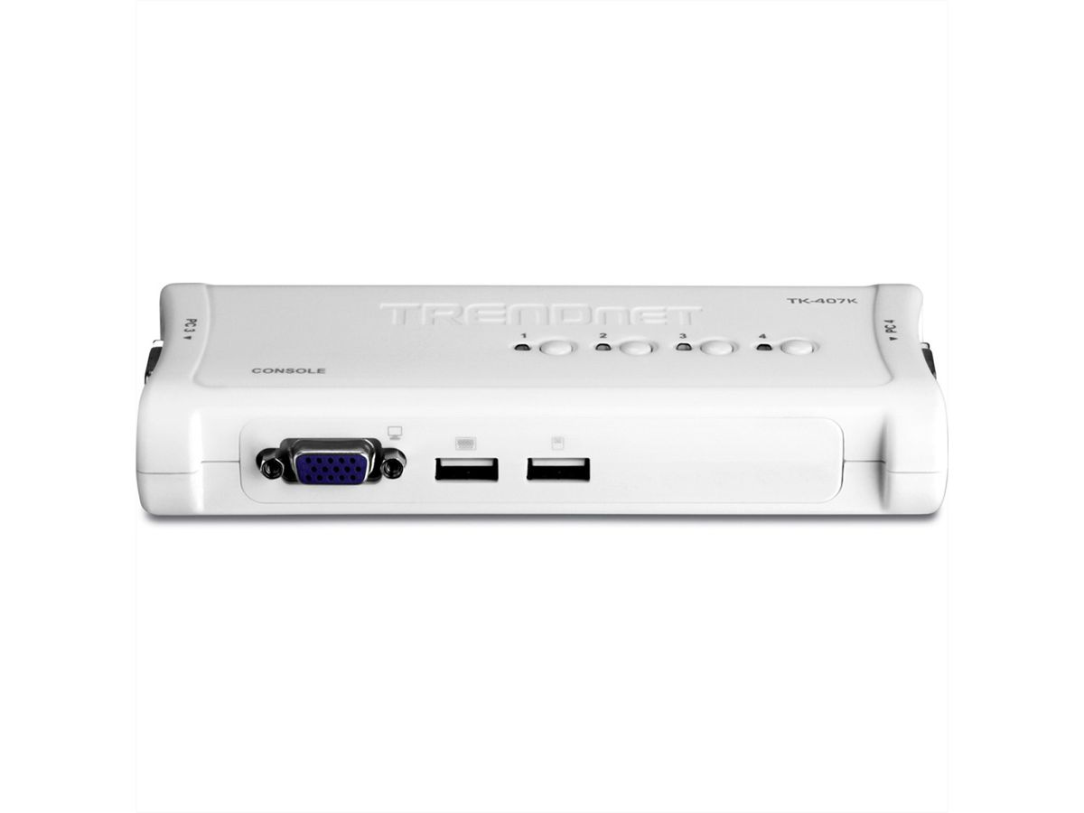 TRENDnet TK-407K Kit de Switch KVM à 4 ports USB