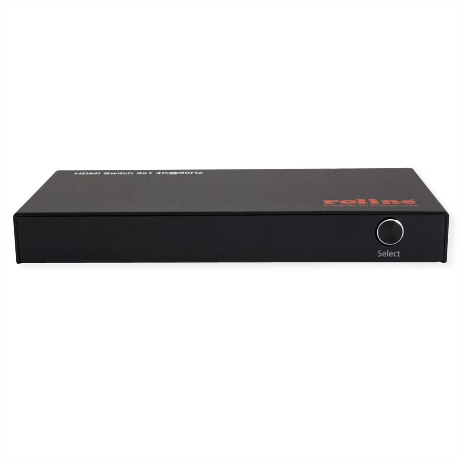 ROLINE Switch HDMI 4K à 3 ports, avec télécommande