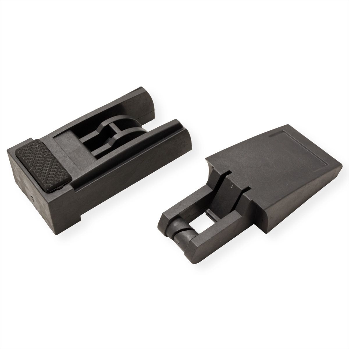 SCHROFF Pied basculant pour châssis, plastique, RAL 7016