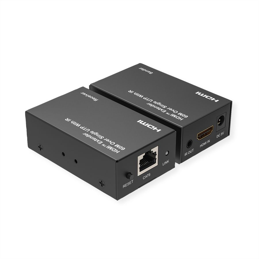VALUE Prolongateur HDMI via câble réseau, 60m