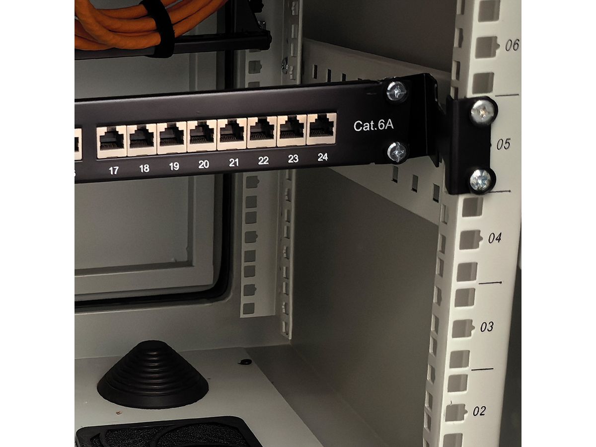 VALUE Extension de profondeur pour armoire 19 pouces, métal, 101,5mm, 1U