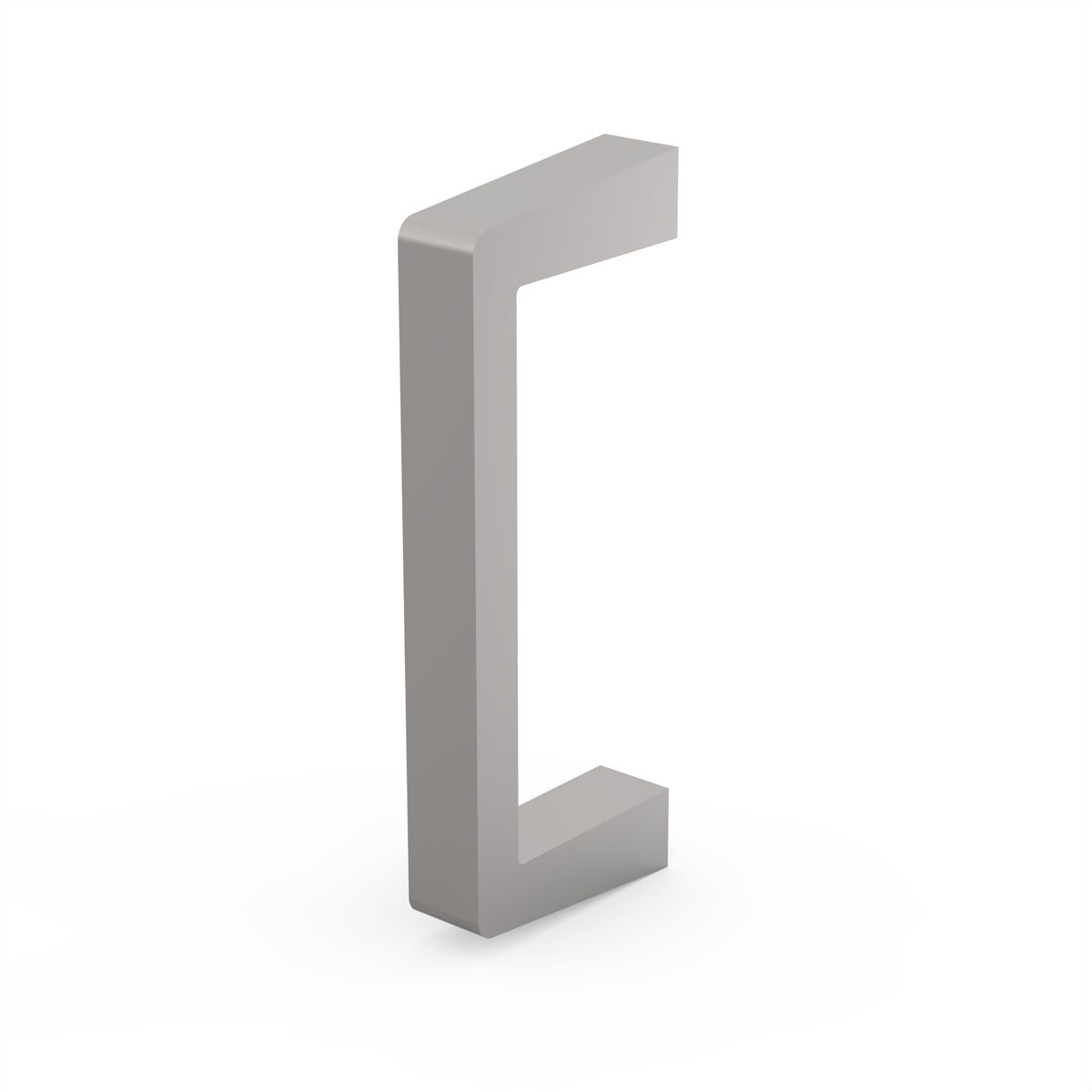 Poignée avant SCHROFF en une pièce, largeur 12,2 mm, anodisé clair, 3 U