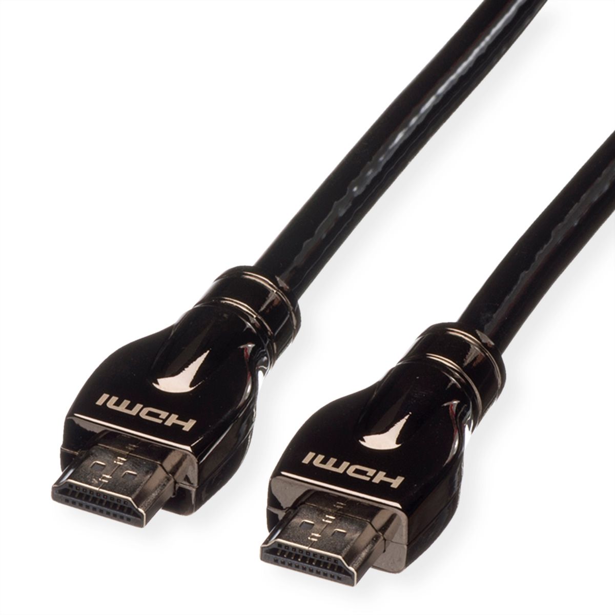 ROLINE Câble HDMI Ultra HD avec Ethernet, 4K, M/M, noir, 20 m