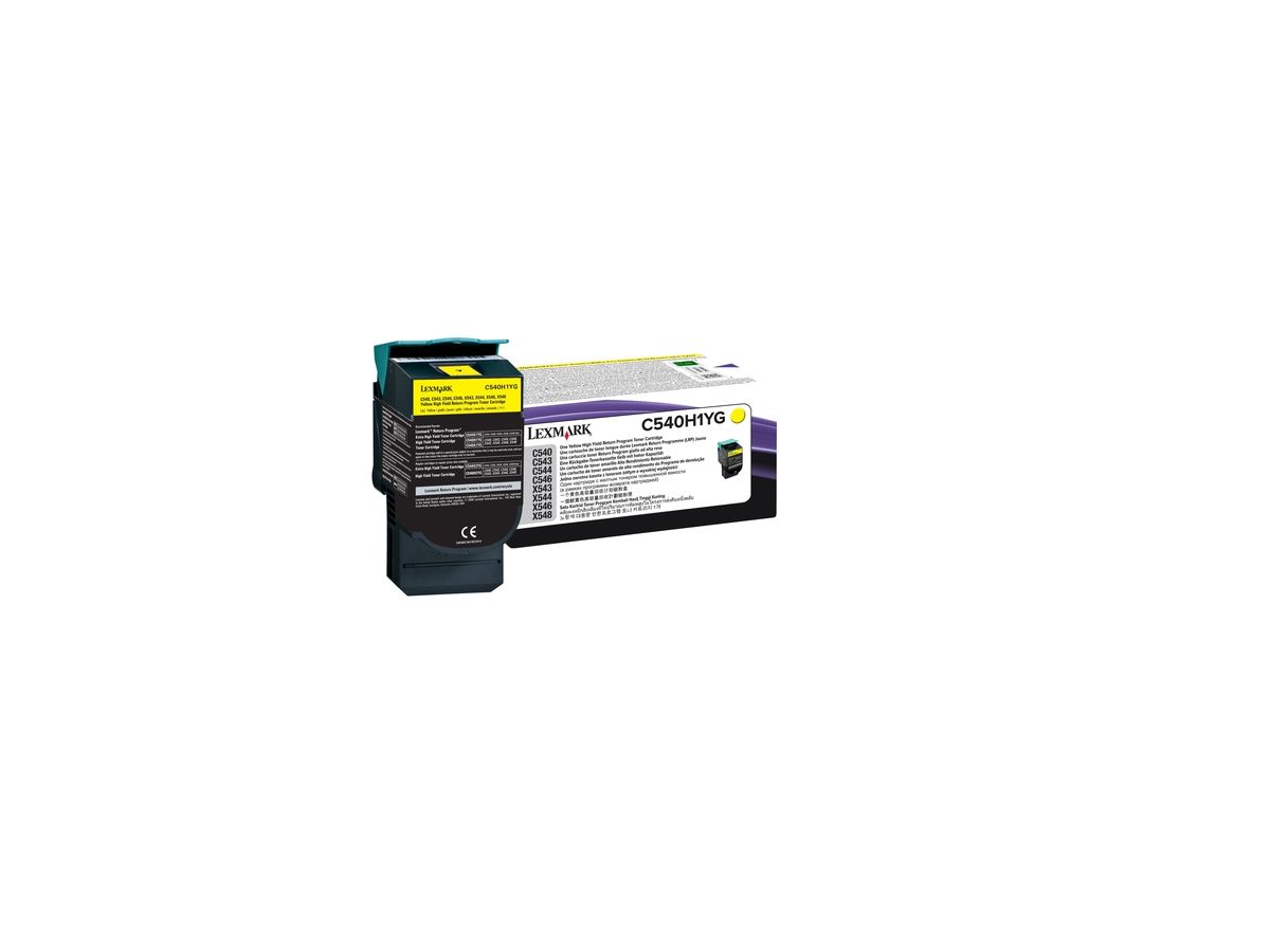 Lexmark C540H1YG Cartouche de toner Original Jaune 1 pièce(s)