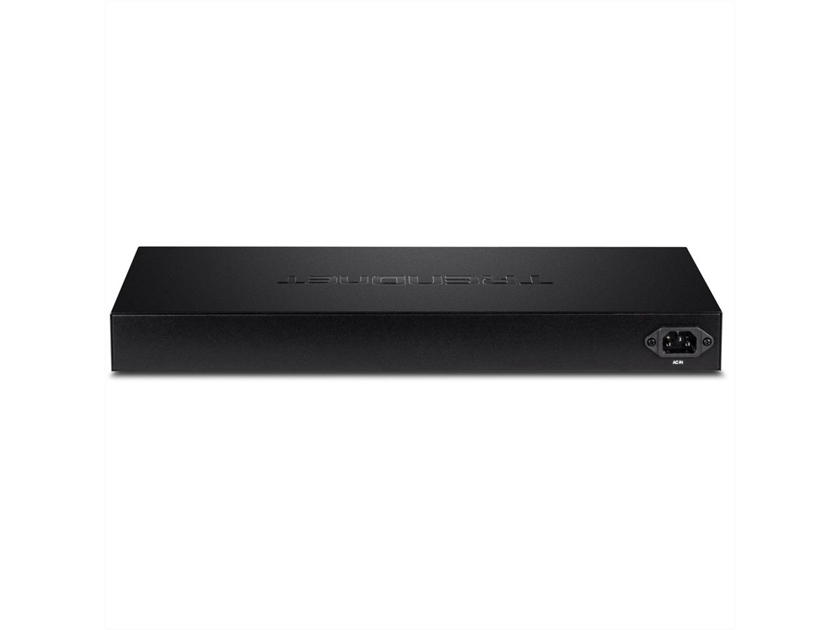 TRENDnet TPE-5028WS Switch PoE+ Web smart Gigabit à 28 ports, 24x PoE+ Gigabit, 4x Gigabit partagés (RJ-45/SFP)