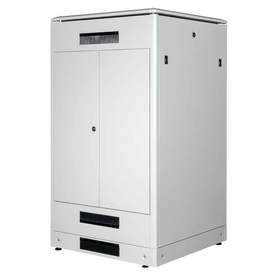 ROLINE 19" Baie réseau Pro 26U, 800x800 LxP Porte verre gris