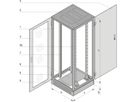 SCHROFF Varistar NET Plus Cabinet, RAL 7035, Side-by-Side, 42 U, 2000H, 800W, 900D
