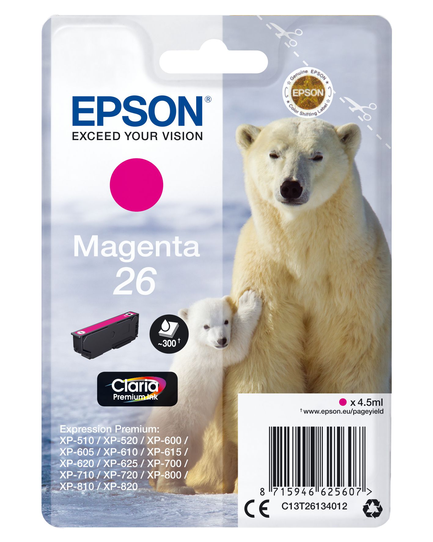 Epson Cartouche "Ours Polaire" - Encre Claria Premium M