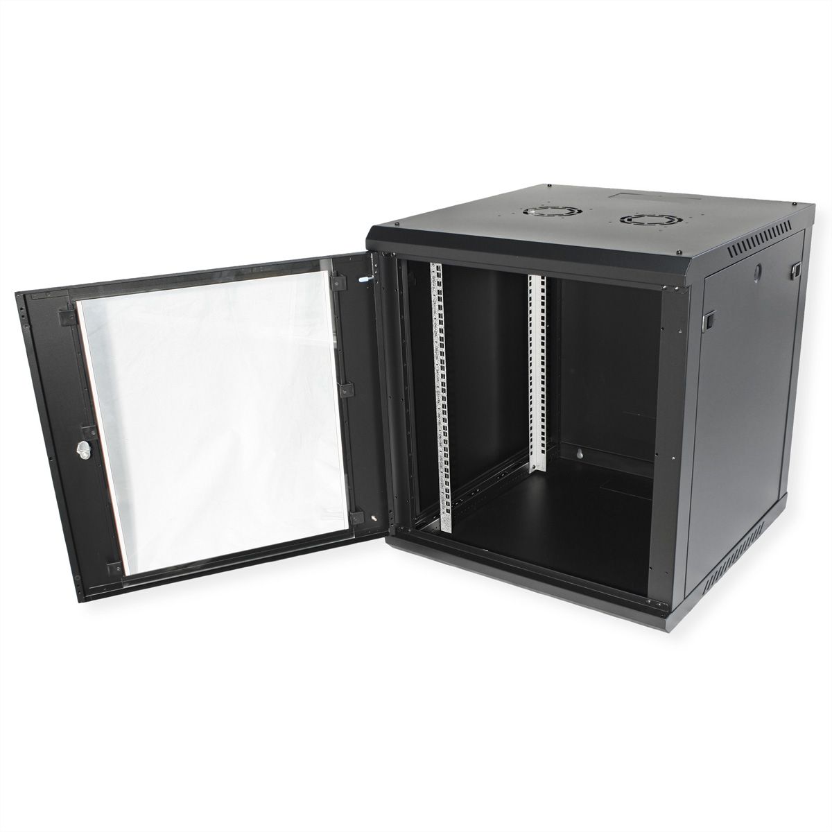 ROLINE 19" Boîtier mural Basic Plus 12U, 600x600 LxP noir