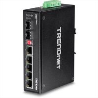 TRENDnet TI-G62 Switch Rail DIN Gigabit industriel renforcé à 6 ports
