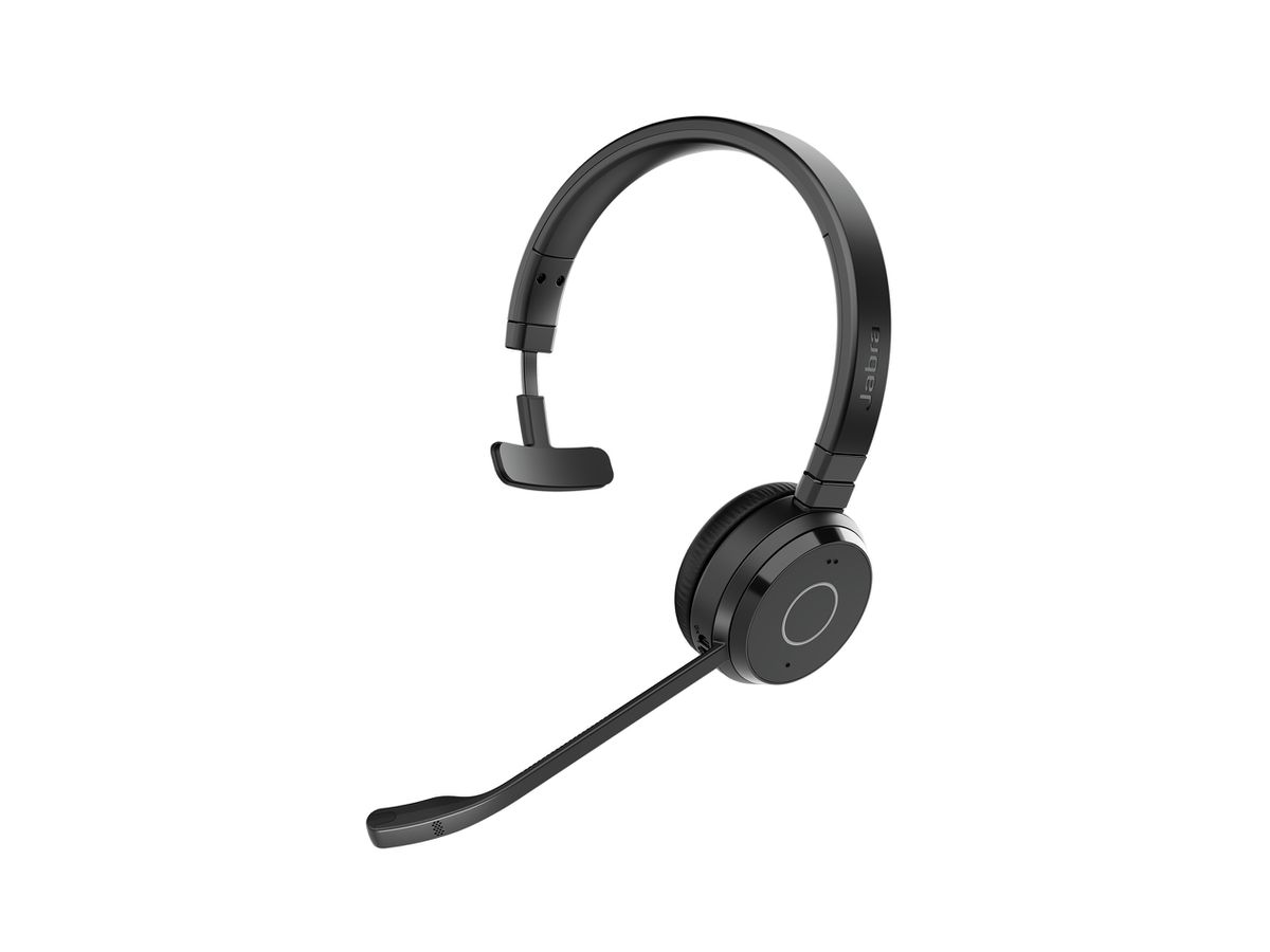 Jabra Evolve 65 TE Casque Avec fil &sans fil Arceau Bureau/Centre d'appels USB Type-A Bluetooth Noir