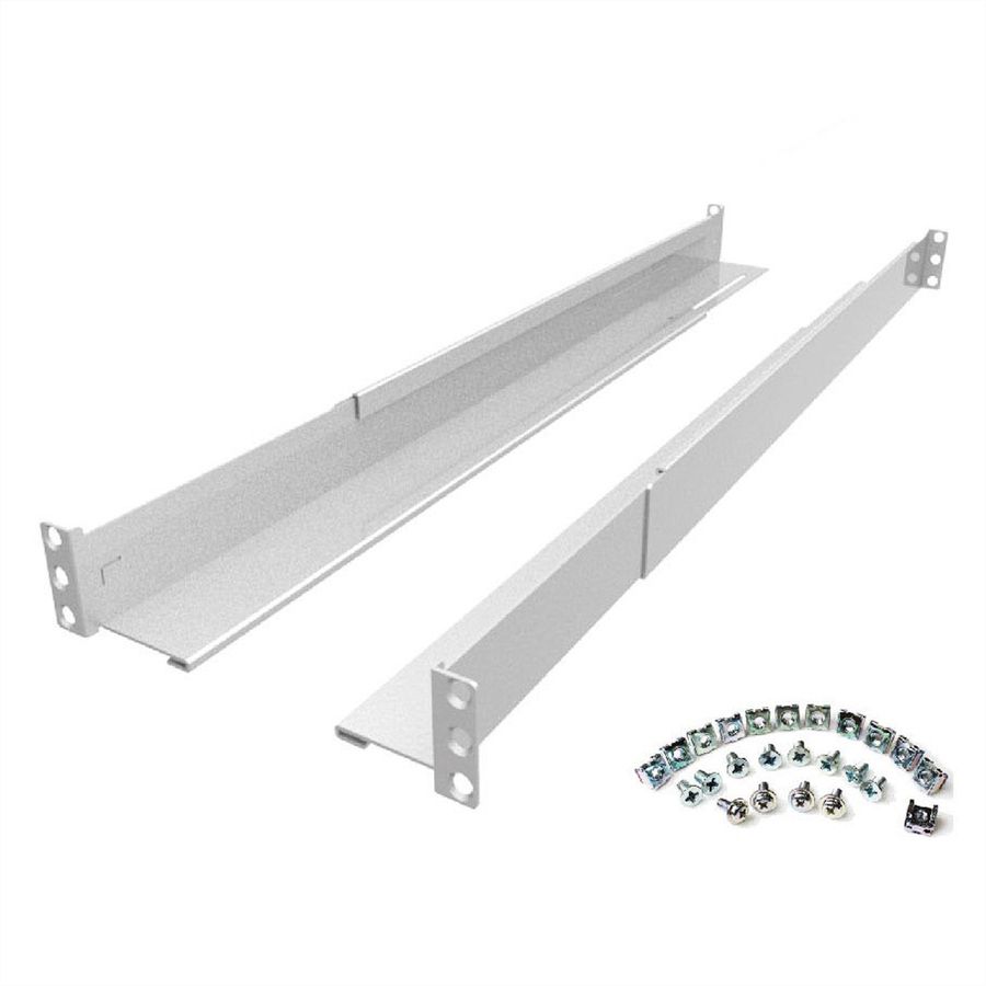 ROLINE Kit de rail 19'', 1/2/3UH, profondeur réglable de 60 à 90 cm, gris