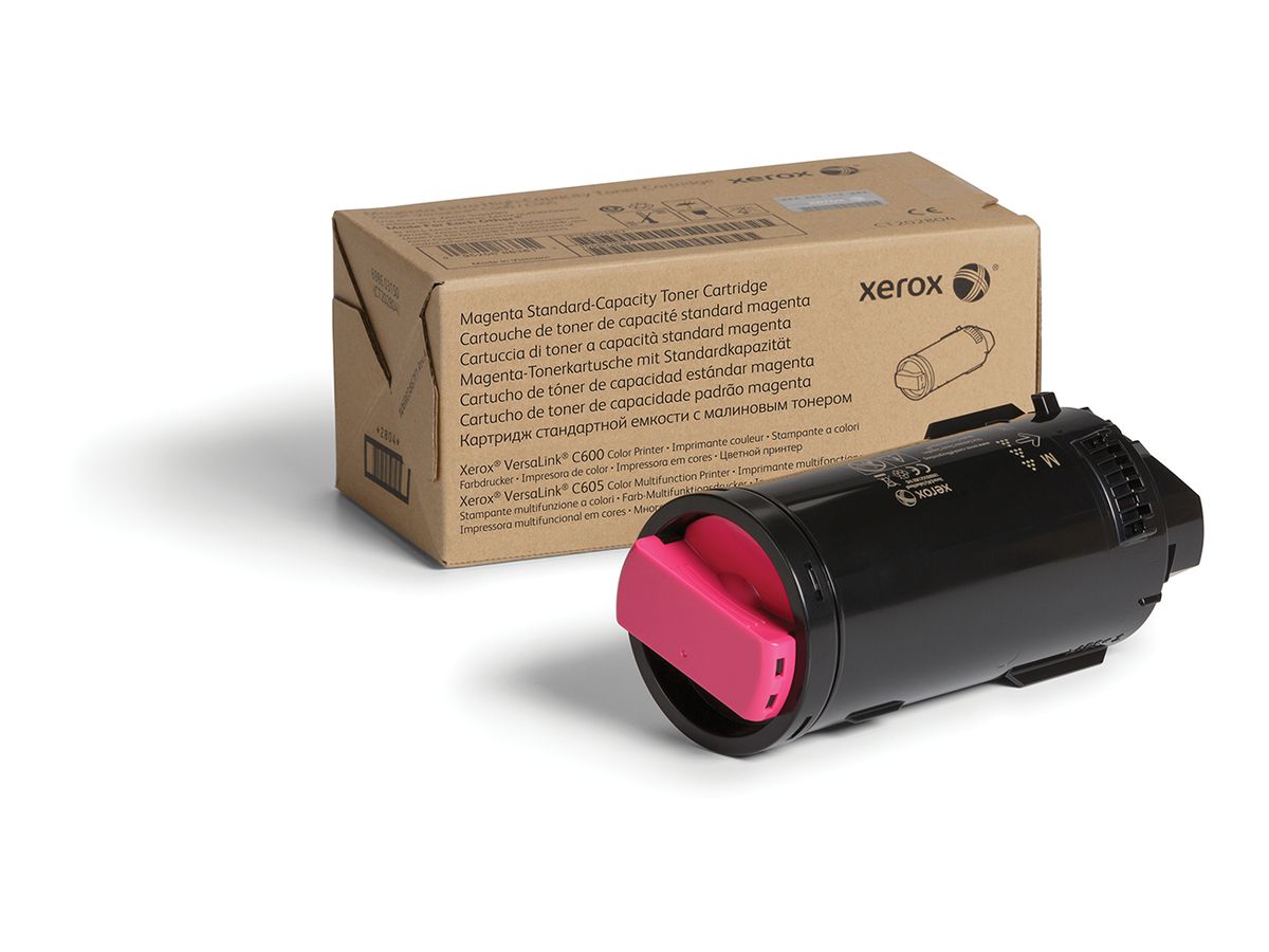 Xerox Cartouche de toner Magenta de Capacité standard Imprimante couleur ® VersaLink® C600​/​multifonctions ® VersaLink® C605 (6000 pages) - 106R03897