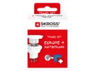 SKROSS Ensemble d'adaptateurs compacts Combo World vers la Suisse