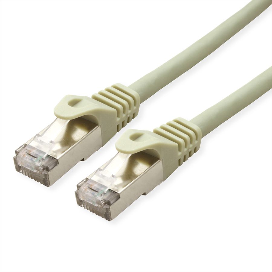 Cordon VALUE Cat.6A (Classe EA) S/FTP (PiMF) solide LSOH, gris, 50 m