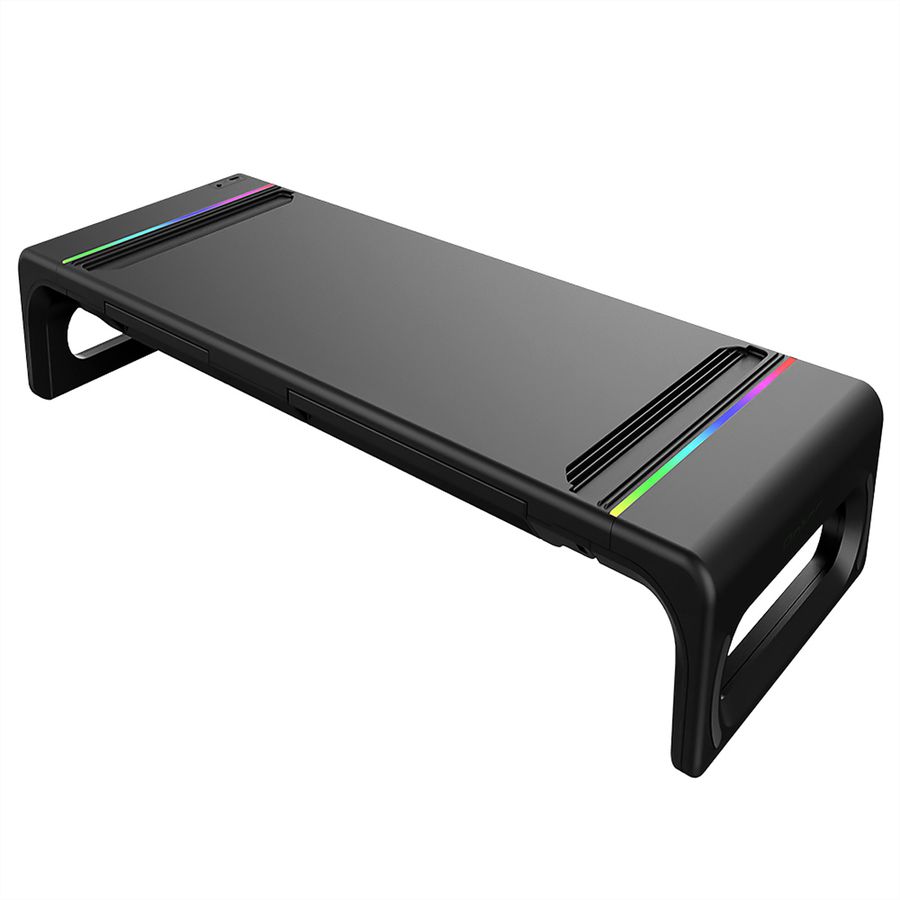 ANTEC MS100 CyberDeck RGB Support pour ordinateur portable et écran, jusqu'à 30 kg