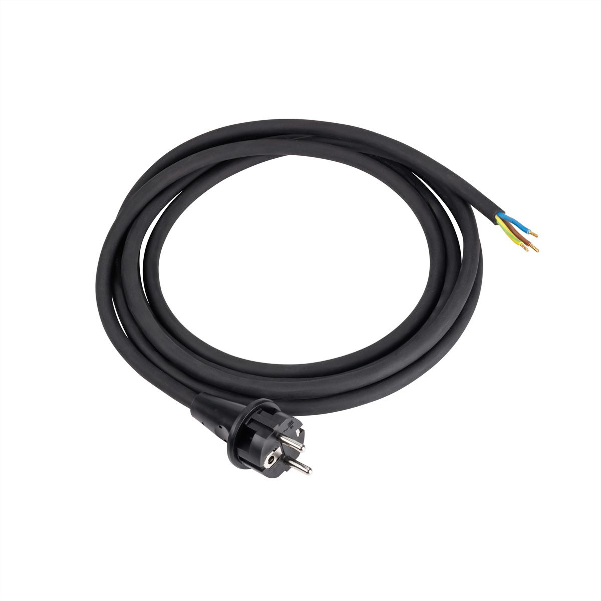 BACHMANN Câble néoprène 3G1.50 3m, H07RN-F 3G1.50 noir 32/fils ouverts