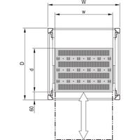 Étagère Eurorack SCHROFF, télescopique, pour cadre universel, 600W 500D