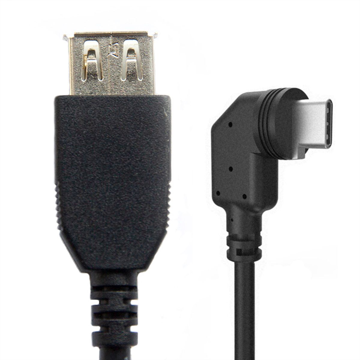 MOBOTIX 7 Câble MiniUSB-C à USB-A BU, coudé, 1m (pour USB devices)