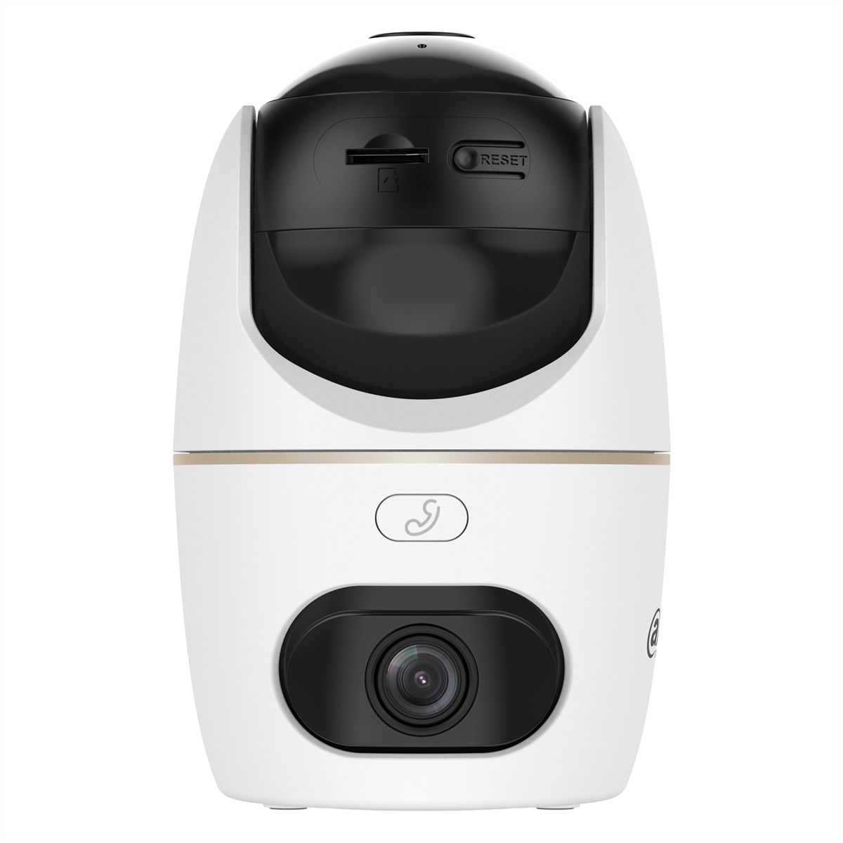 DAHUA DH-IPC-H3DP-3F-0360B-EUR, Caméra WiFi PT 3+3MP IR LED