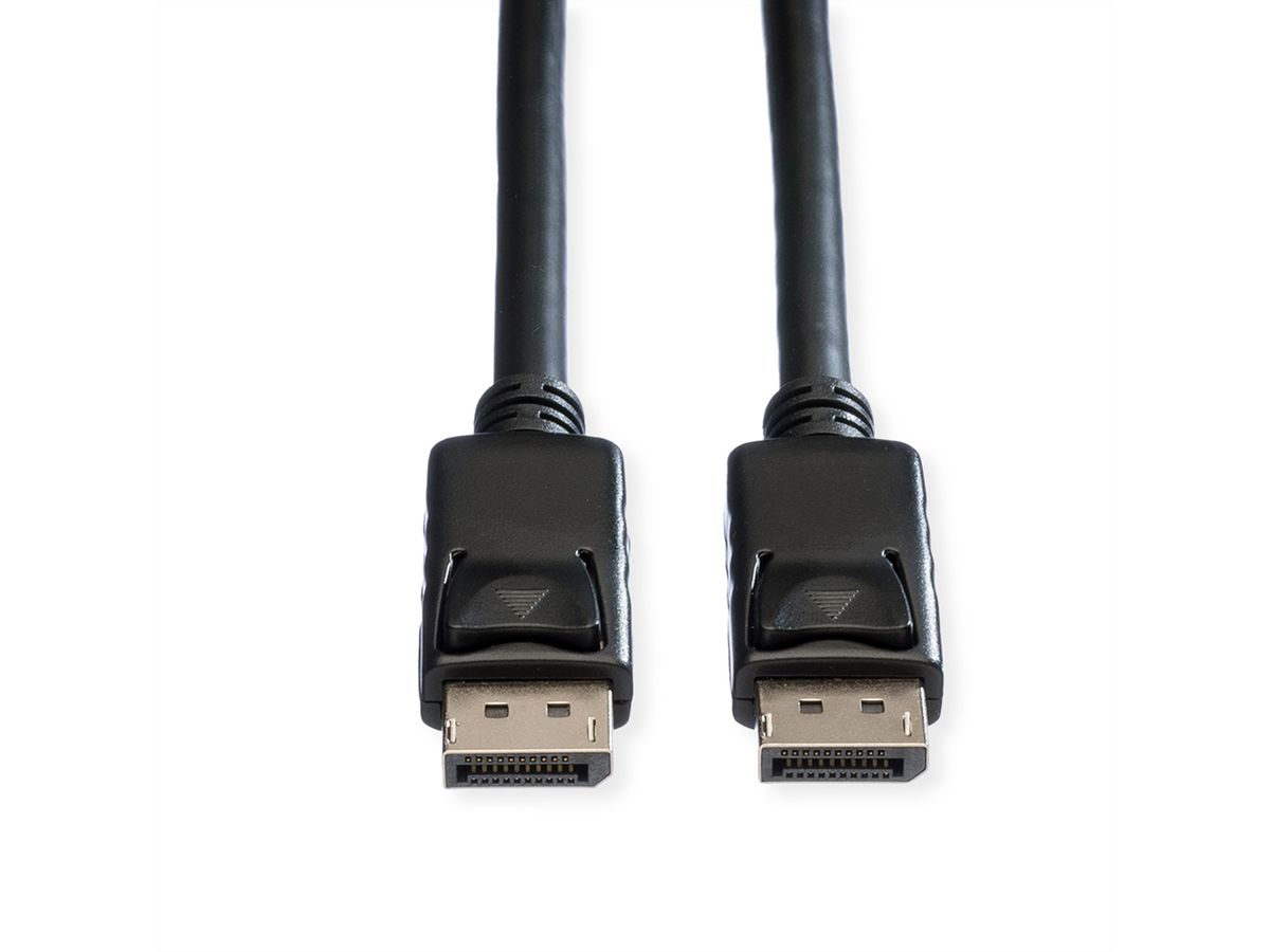 ROLINE Câble DisplayPort v1.2, TPE, DP M - DP M, noir, 1 m