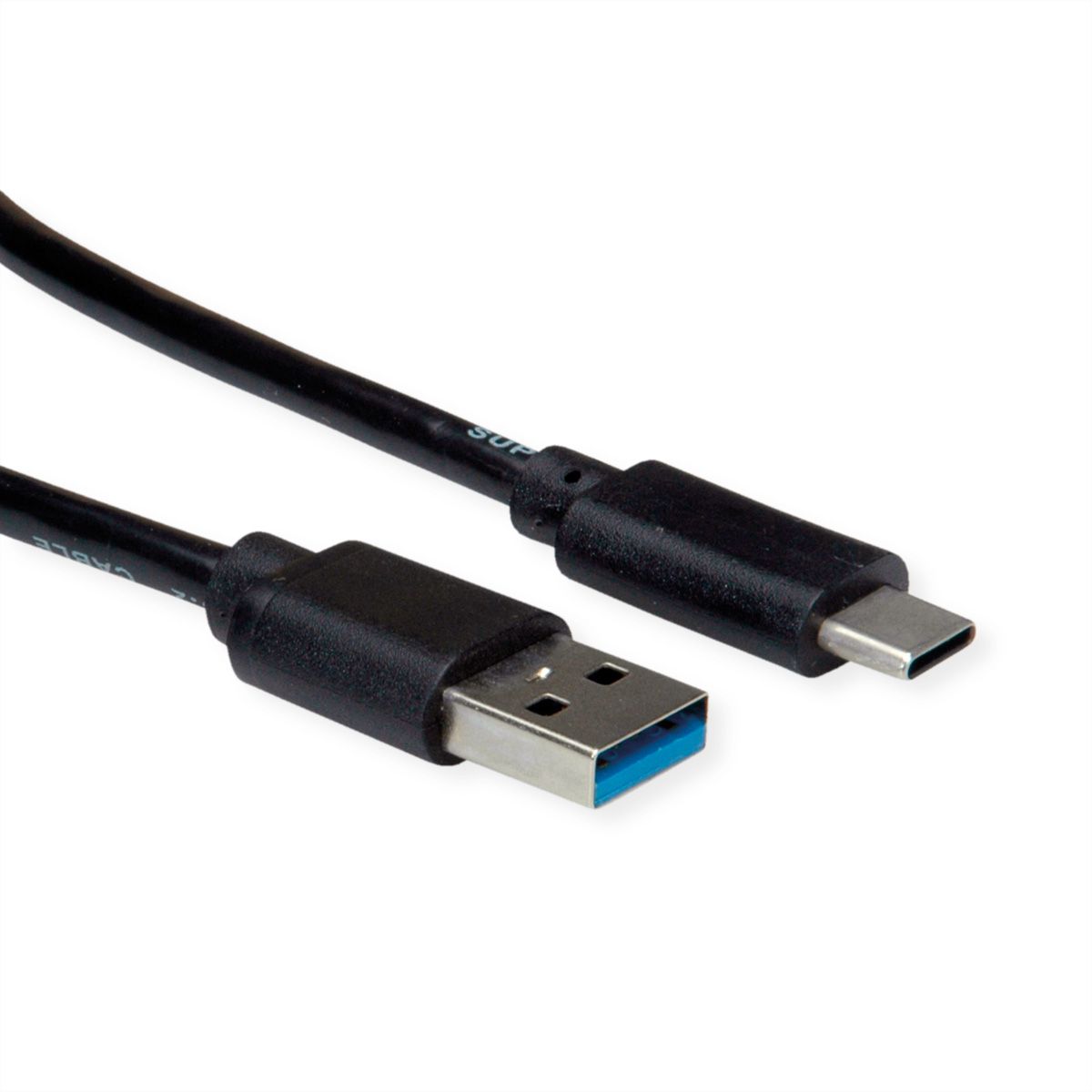 ROLINE RM Câble USB 3.2 Gen 2, A-C, M/M, noir, 1 m