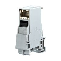 METZ CONNECT E-DAT Industry rail de serrage TS35, RJ45 insert de field jack Cat.6 Class EA, PROFINET