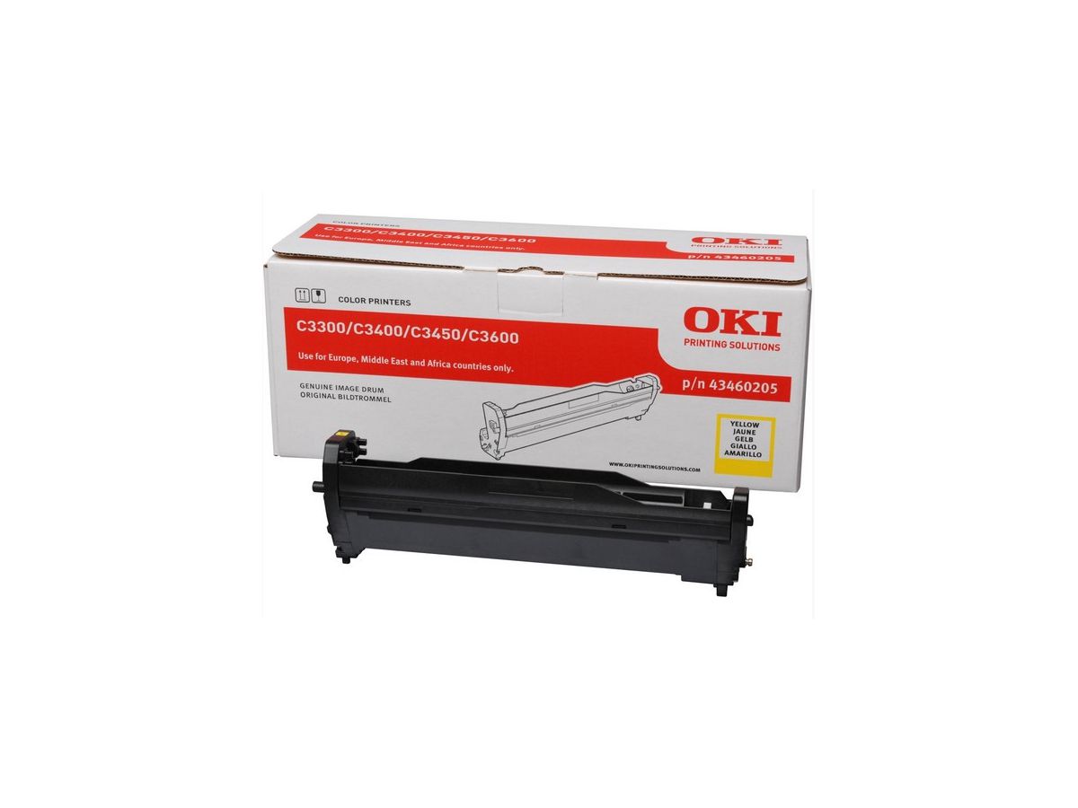 OKI 43460205 tambour d'imprimante 15000 pages Jaune