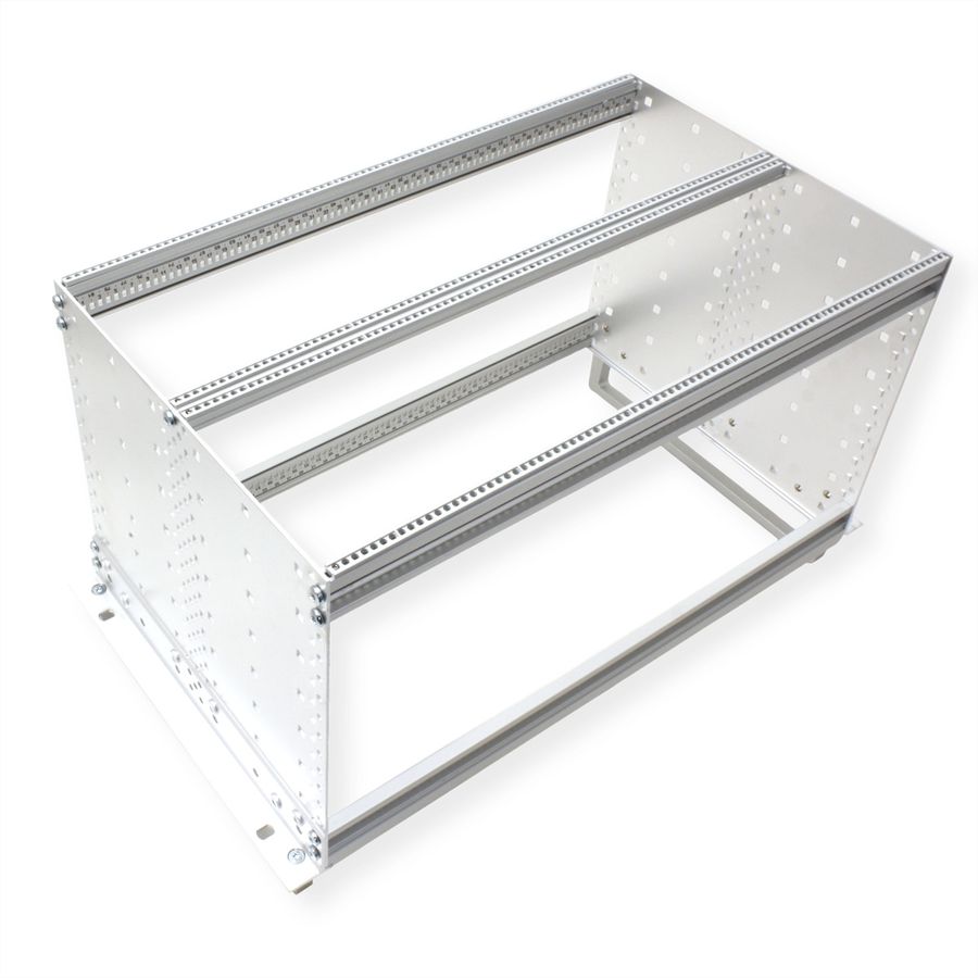 SCHROFF EuropacPRO 19" Kit de bacs à cartes pour cartes-mères, lourd, blindage rétrofit, avec poignée avant, 6 U, 235 mm