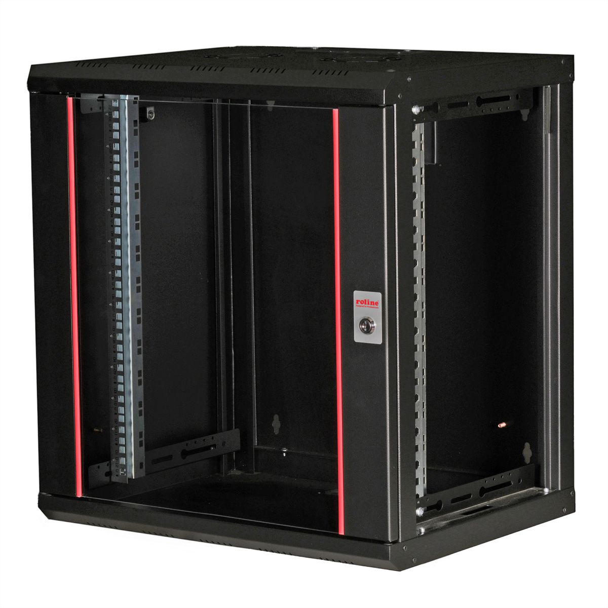 ROLINE 19" Boîtier mural Pro 12U, 600x450 LxP noir