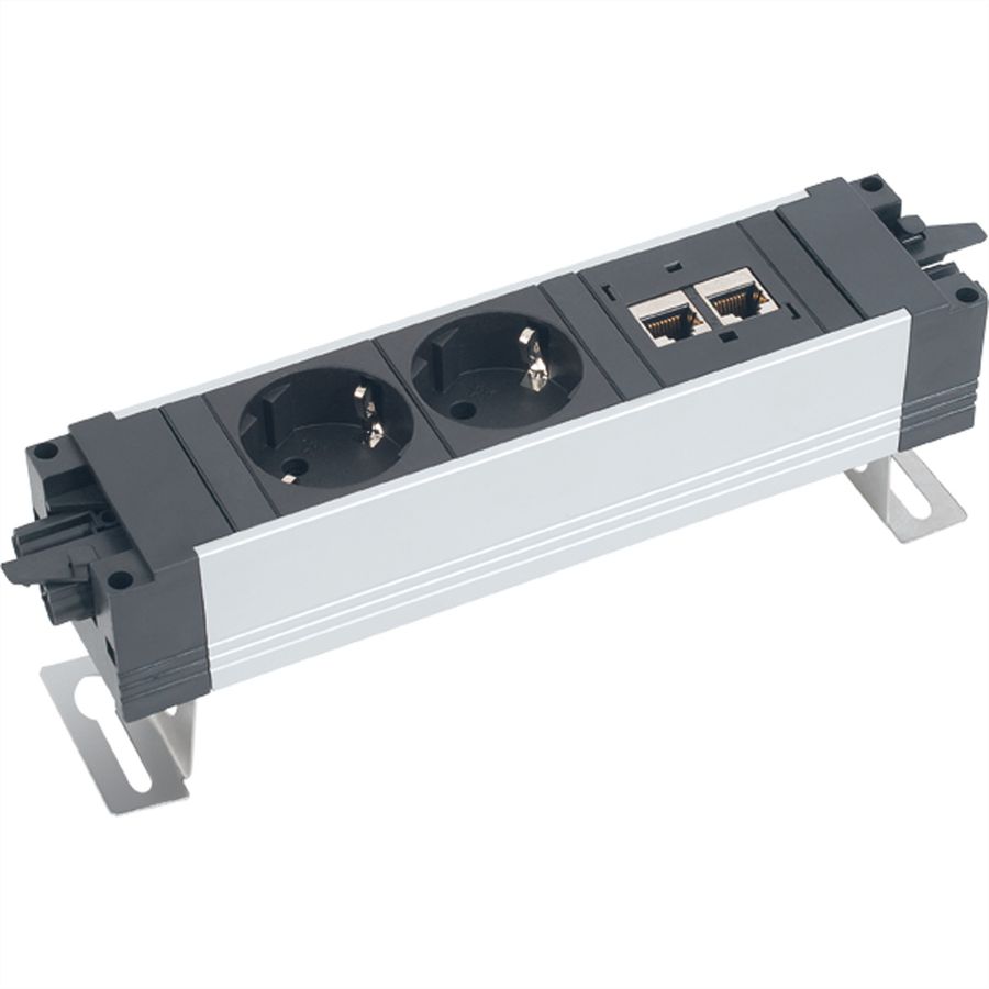 BACHMANN Équerre de fixation acier inox avec trou oblong