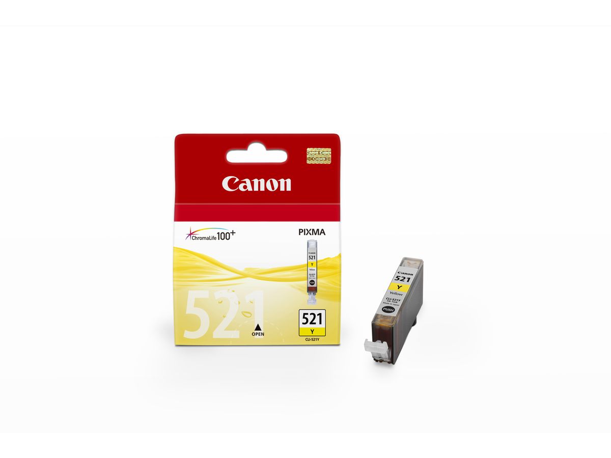 Canon CLI-521 Y cartouche d'encre Original Jaune 1 pièce(s)
