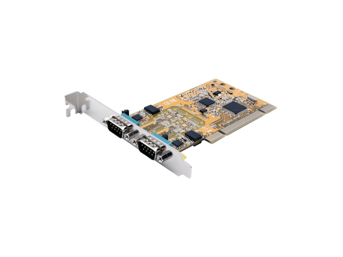 EXSYS EX-42032IS Carte PCI 2 ports RS-232/422/485 avec protection de surtension