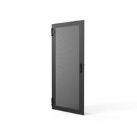 SCHROFF Porte 1200H 800L perforée  IP20 fermeture 1 point RAL7021