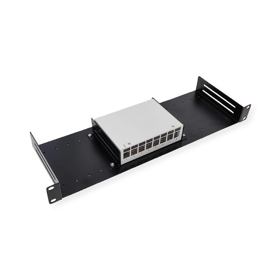 VALUE Etagère 19" avec 2 séparations amovibles, noir