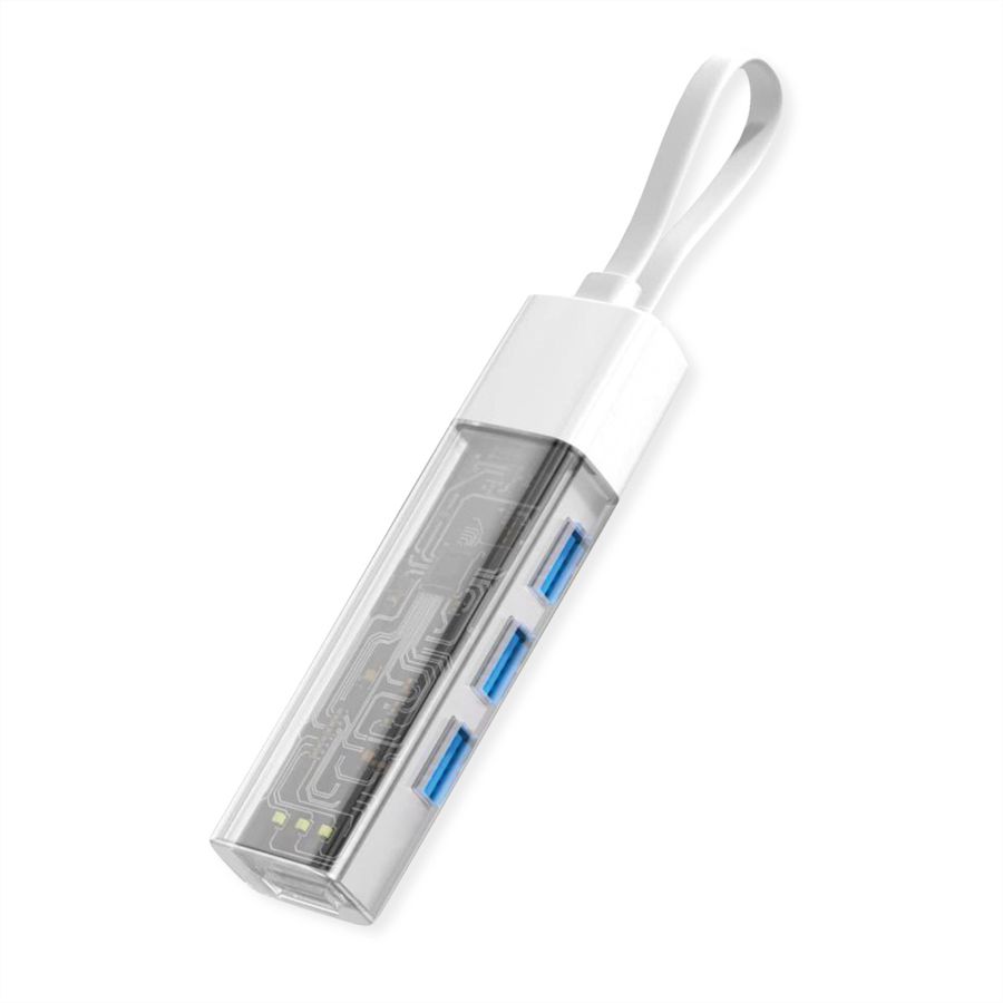 ROLINE Hub USB 3.2 Gen 1, 4 ports, type A+C
