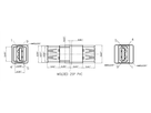 BACHMANN Module USB A/A 3.0 Keystone blanc