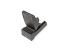 SCHROFF Pied basculant pour châssis, plastique, RAL 7016