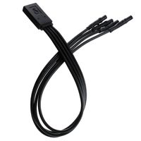BACHMANN OCHNO Adaptateur commutateur 4 ports en aluminium avec bouton LED intégré
