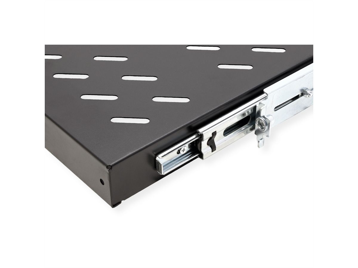 VALUE Etagère 19" télescopique, 420 x 568 mm, 25kg