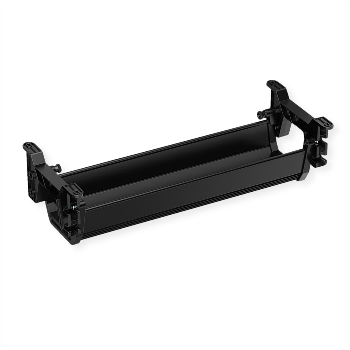 ROLINE Easy2Open Canal de câbles, montage sous le bureau, noir, 44,9 cm