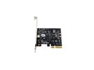 EXSYS EX-12011 Carte USB 3.2 Gen2x2 PCIe, 1 port type C 20Gbps
