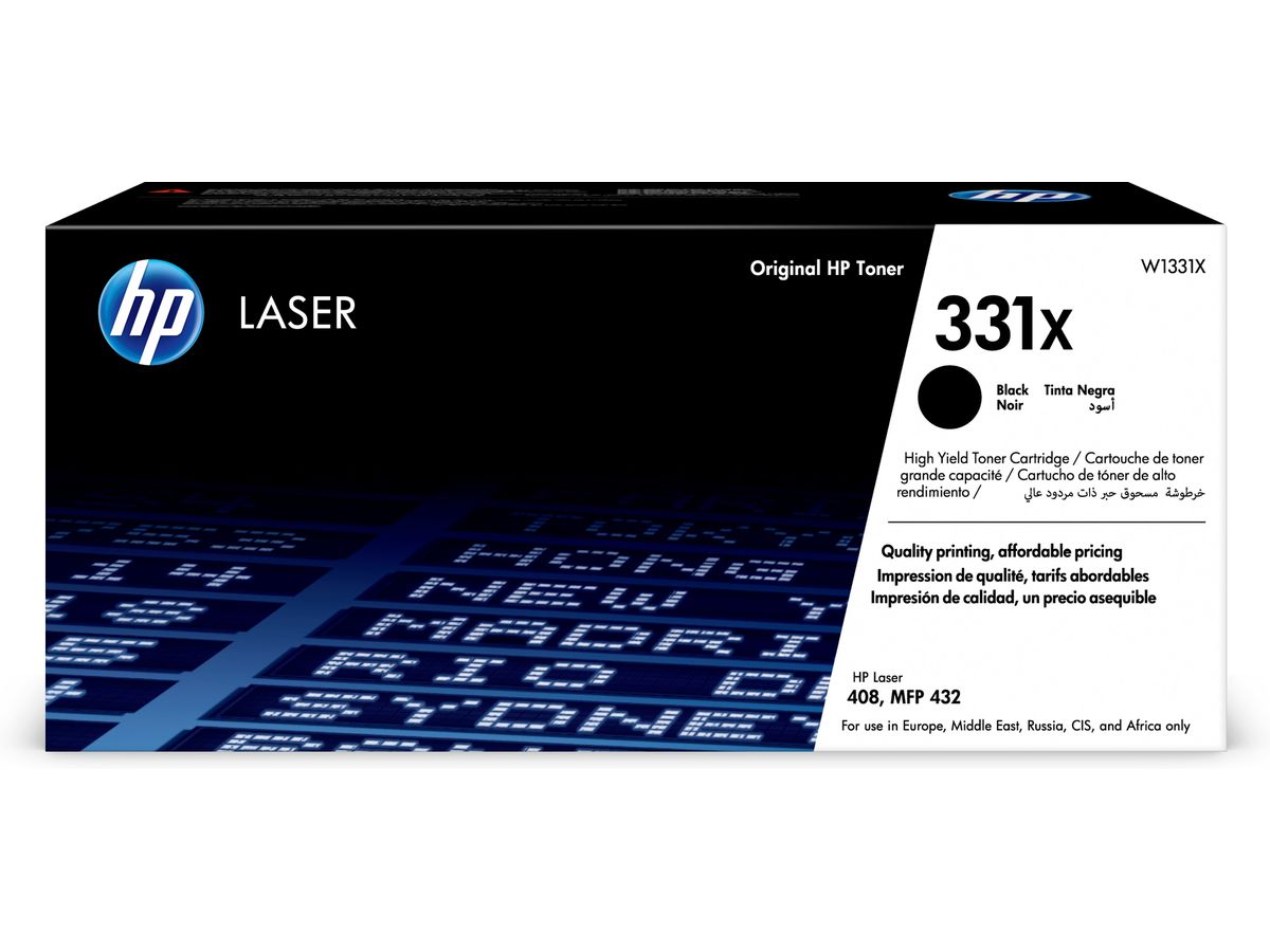 HP 331X Cartouche de toner 1 pièce(s) Original Noir