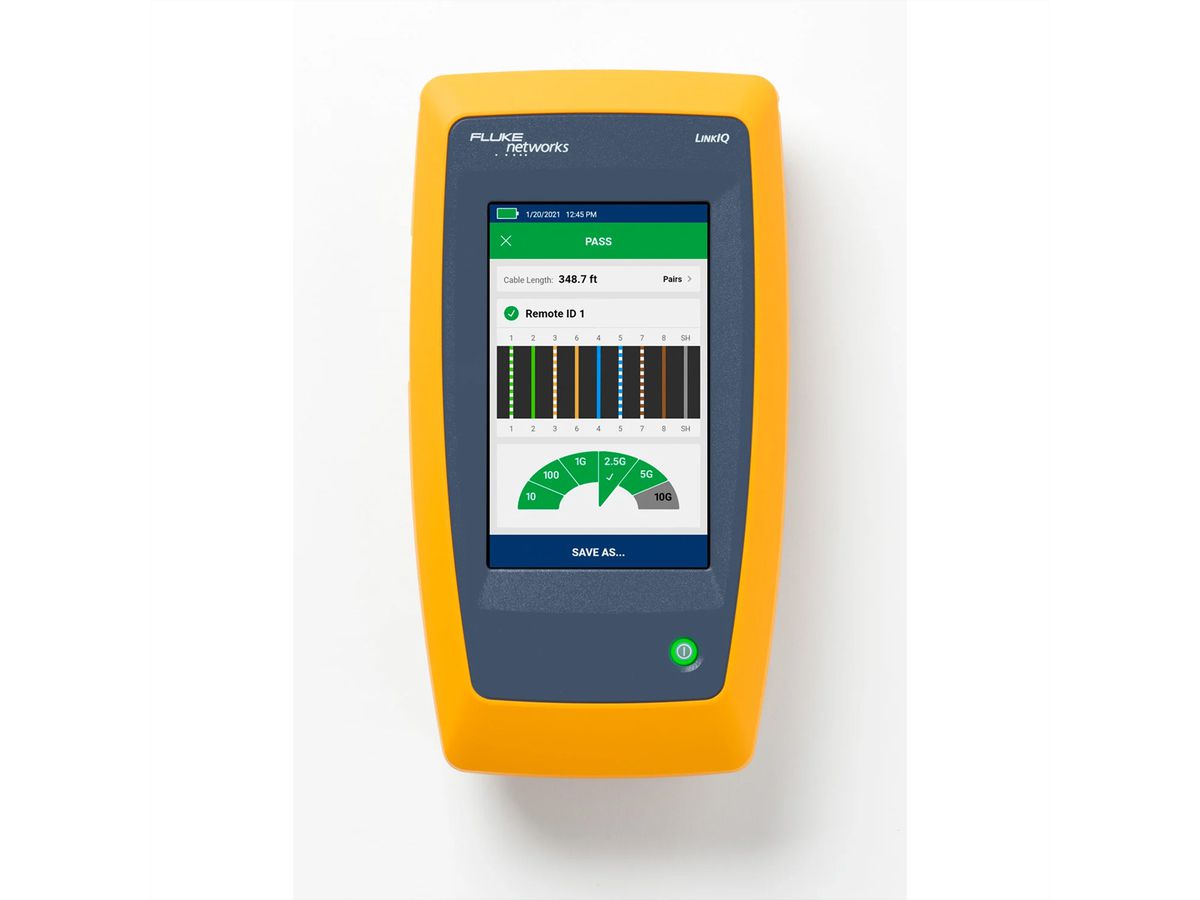 FLUKE CIQ-100 CableIQ Qualification Tester
