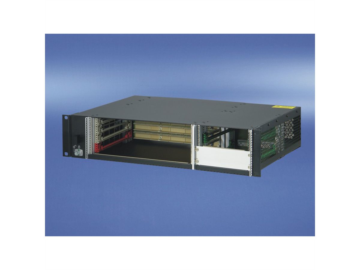Système CPCI SCHROFF pour PSU enfichable, horizontal, 2 U, 4 slots